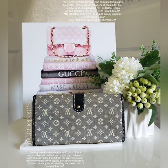 Authentic Pre-owned Louis Vuitton Monogram Mini Lin Wallet - Picture 3 of 14